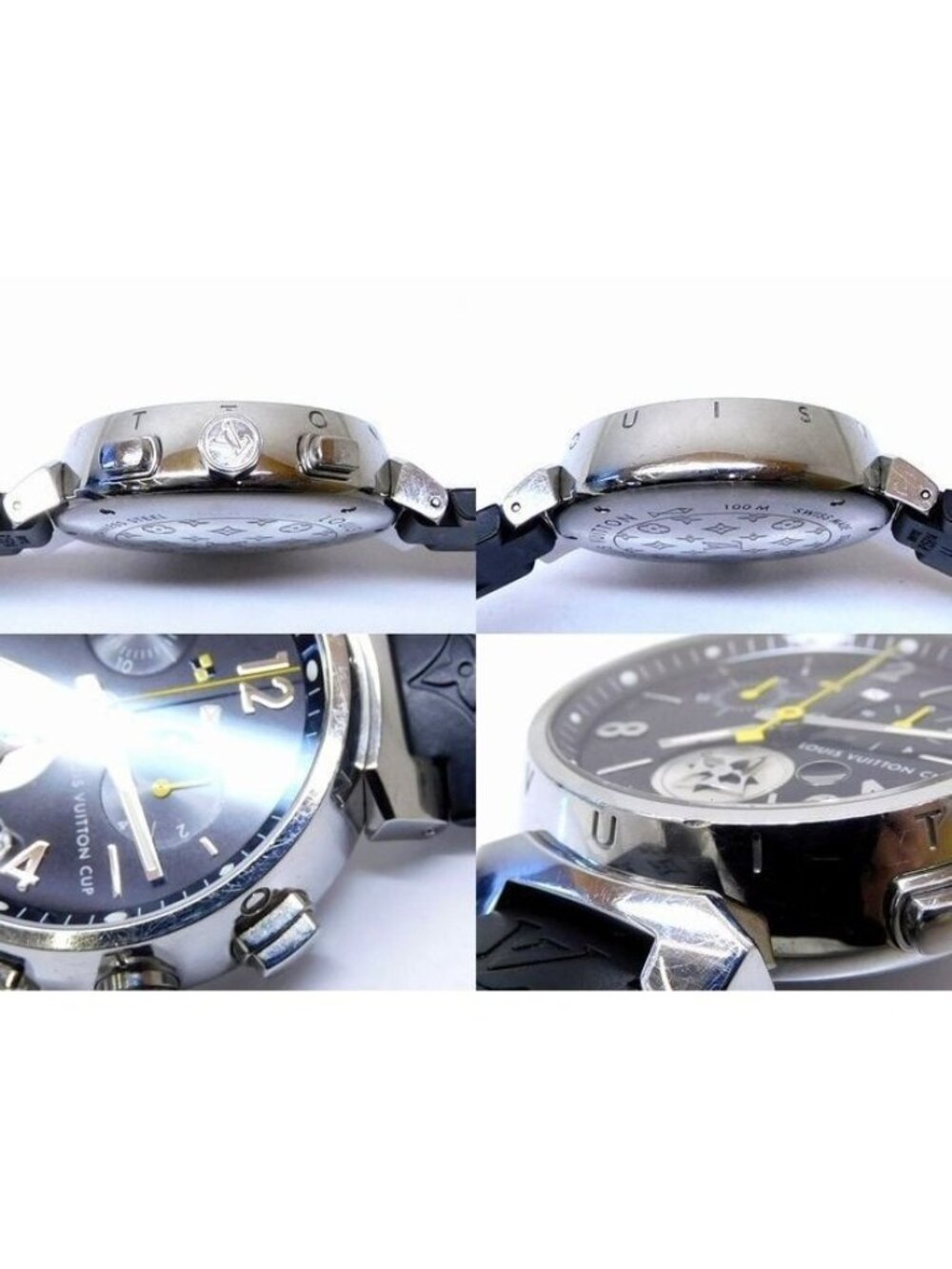 Louis Vuitton Quartz Watch Tambour la Bree Cup Chronograph Black - Picture 4 of 5